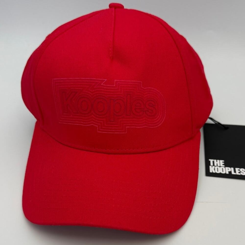 NWT The Kooples Red Logo Baseball Cap Hat